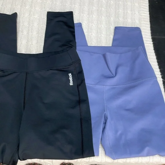 3 pr Women’s sz M yoga Leggings bundle Athletic compression ankle 22-25” inseam - Picture 4 of 15